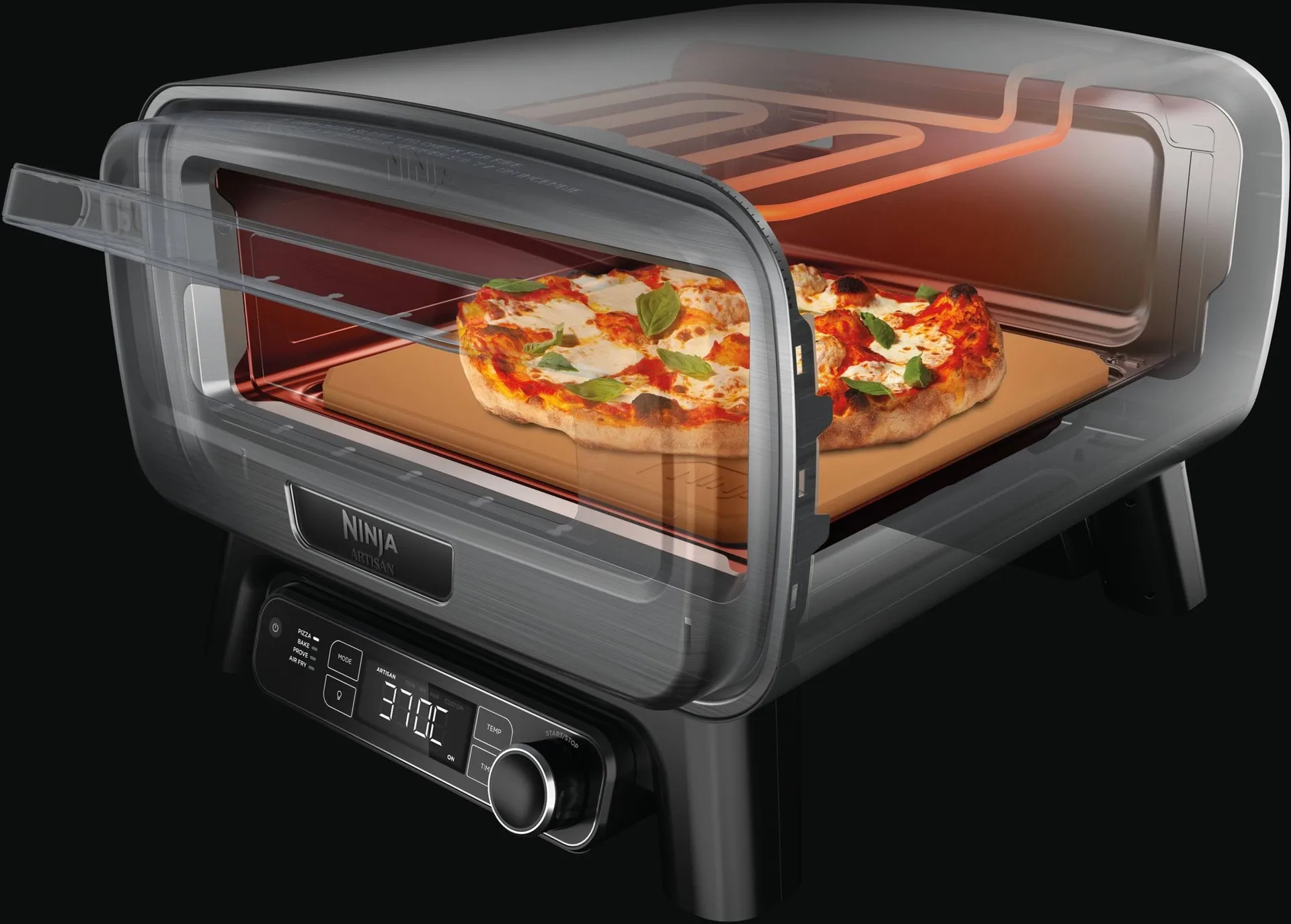 Ninja Artisan Electric pizzaugn & Air Fryer, Black Ninja