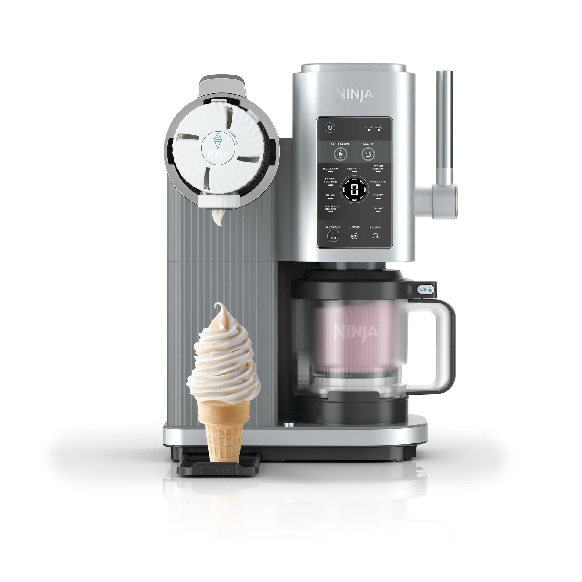 Ninja Creami Swirl NC701 glass- och dessertmaskin, Black Ninja