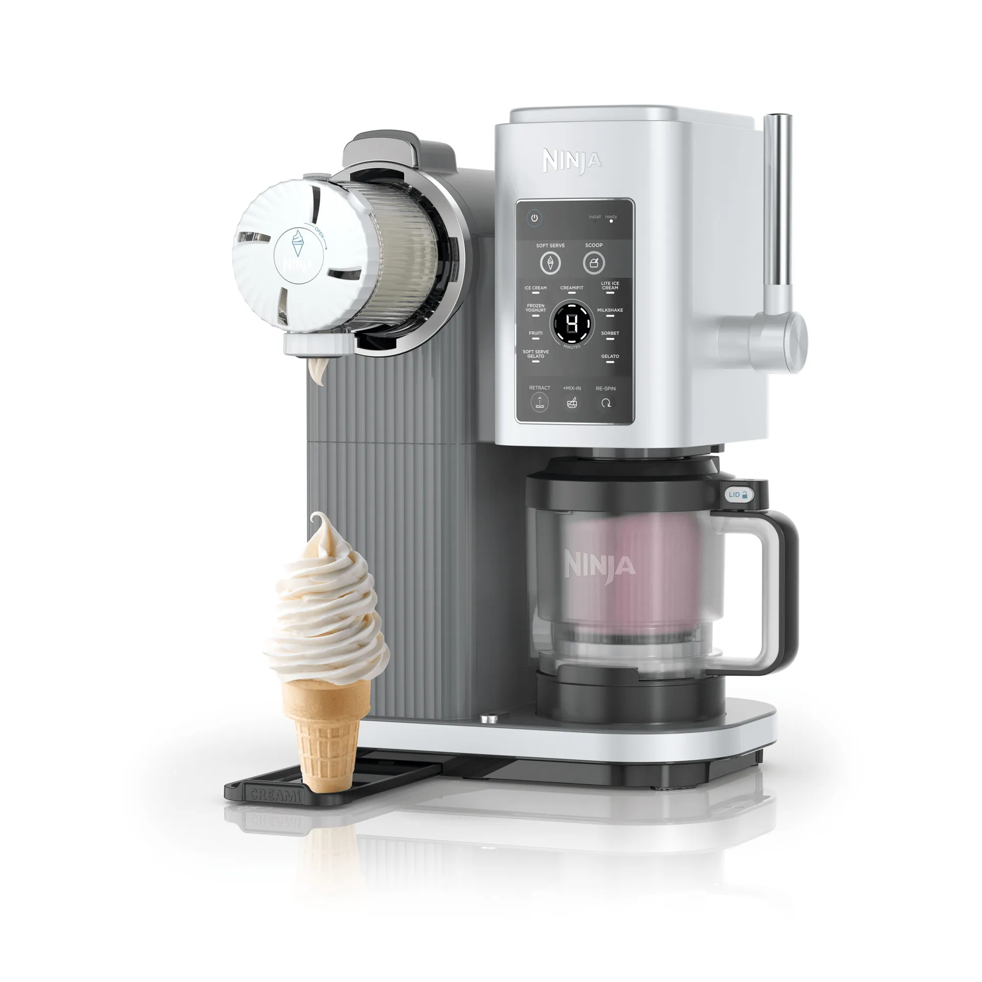Ninja Creami Swirl NC701 glass- och dessertmaskin, Black Ninja