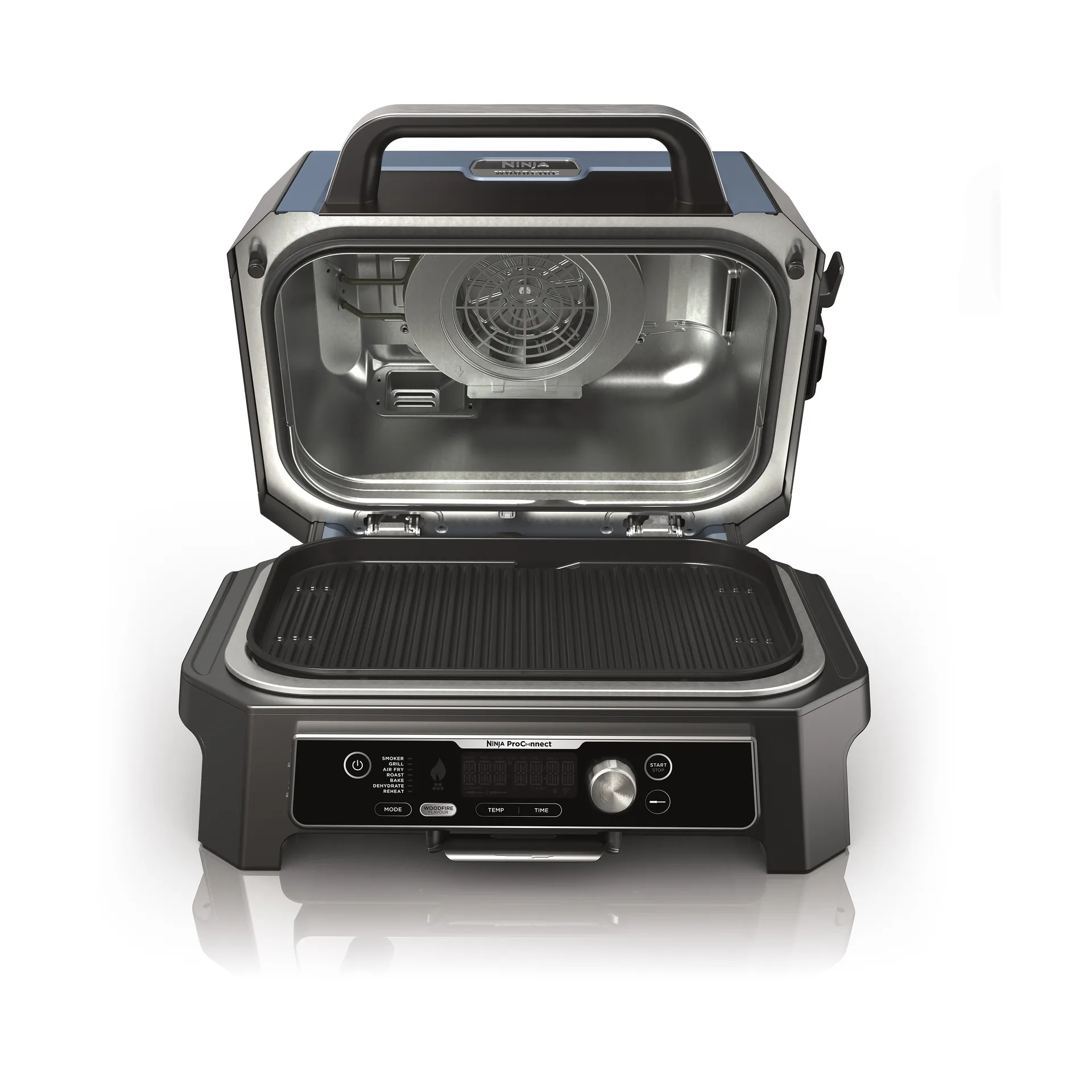 Ninja Woodfire elektrisk grill OG901EU pro connect xl, Svart Ninja