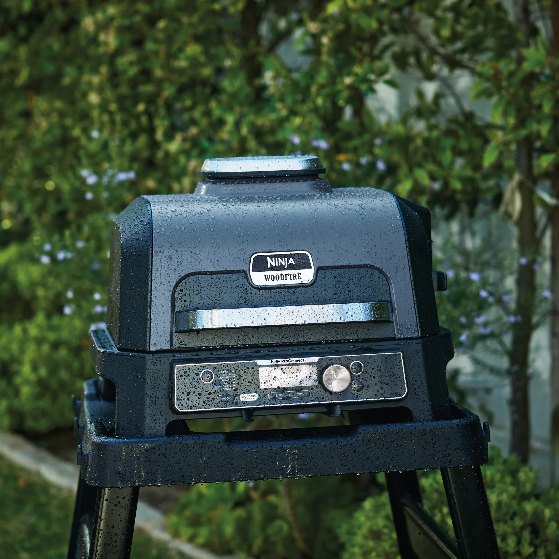 Ninja Woodfire elektrisk grill OG901EU pro connect xl, Svart Ninja