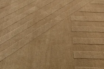 Levels Stripes ullmatta - Beige, 170x240 cm - NJRD