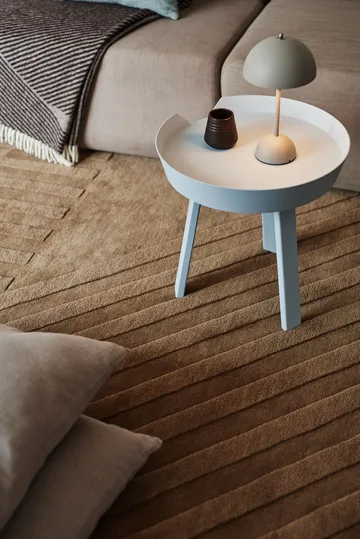 Levels Stripes ullmatta - Beige, 170x240 cm - NJRD