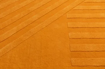 Levels Stripes ullmatta - Gul, 170x240 cm - NJRD
