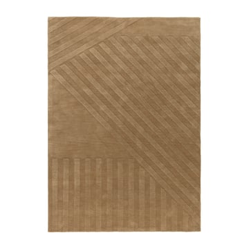 NJRD Levels ullmatta stripes beige 170×240 cm