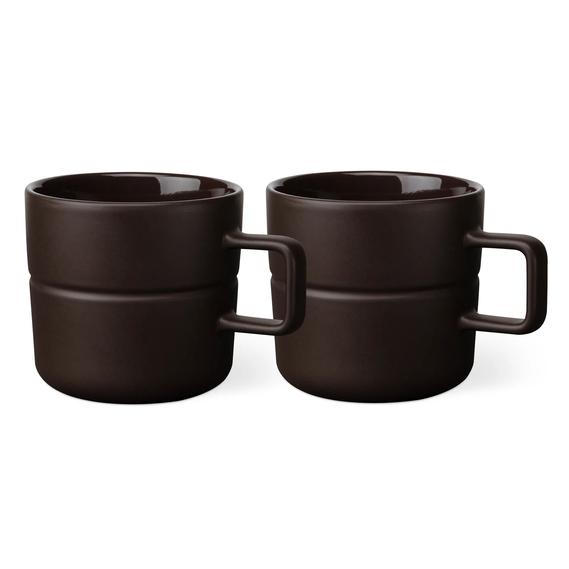 Lines mugg 50 cl 2-pack, Brun NJRD