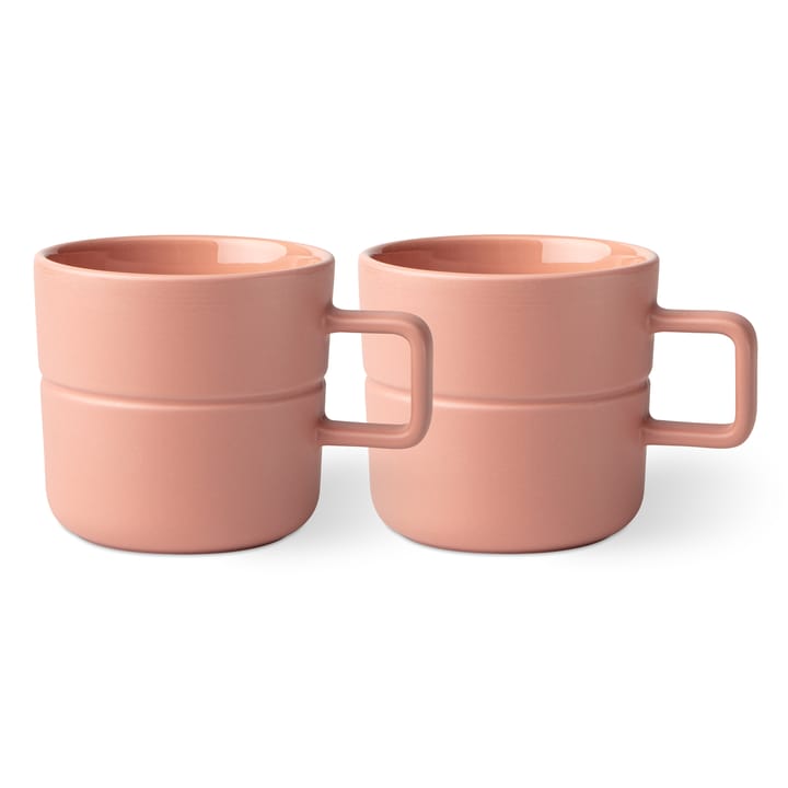 Lines mugg 50 cl 2-pack, Rosa NJRD