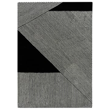 NJRD Stripes ullmatta svart 200×300 cm