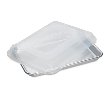 Nordic Ware Naturals Quarter bakplåt med lock 34,4×24,8 cm Aluminium