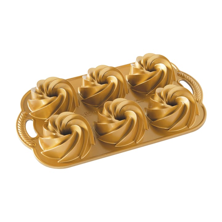 Nordic Ware heritage bundtlette bakform guld, 0,9 L Nordic Ware