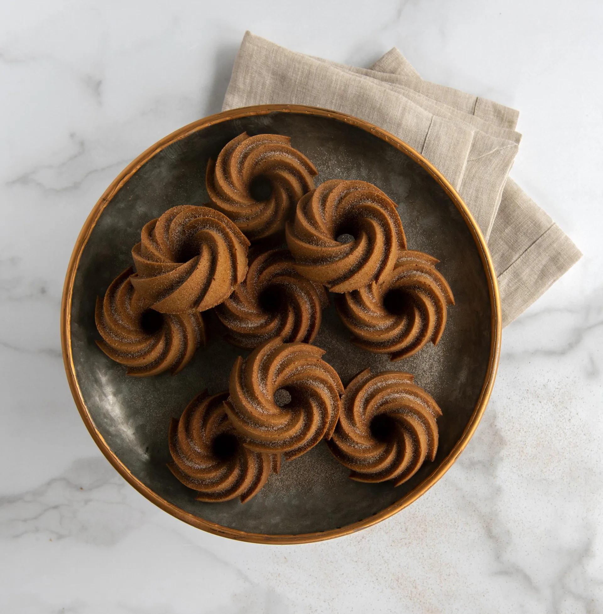Nordic Ware Heritage bundtlette bakform, Silver Nordic Ware