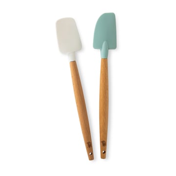 Läs mer om Nordic Ware Nordic Ware minislickepott bokträ 2-pack Vit,blå