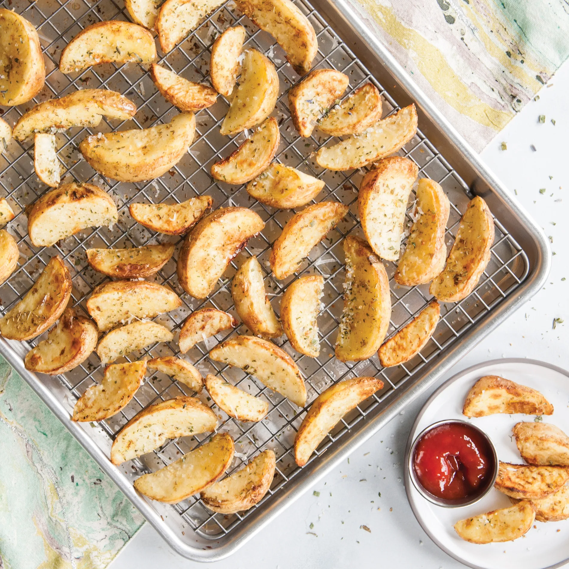 Nordic Ware naturals bakplåt med grillgaller, 32,7x45,4 cm Nordic Ware