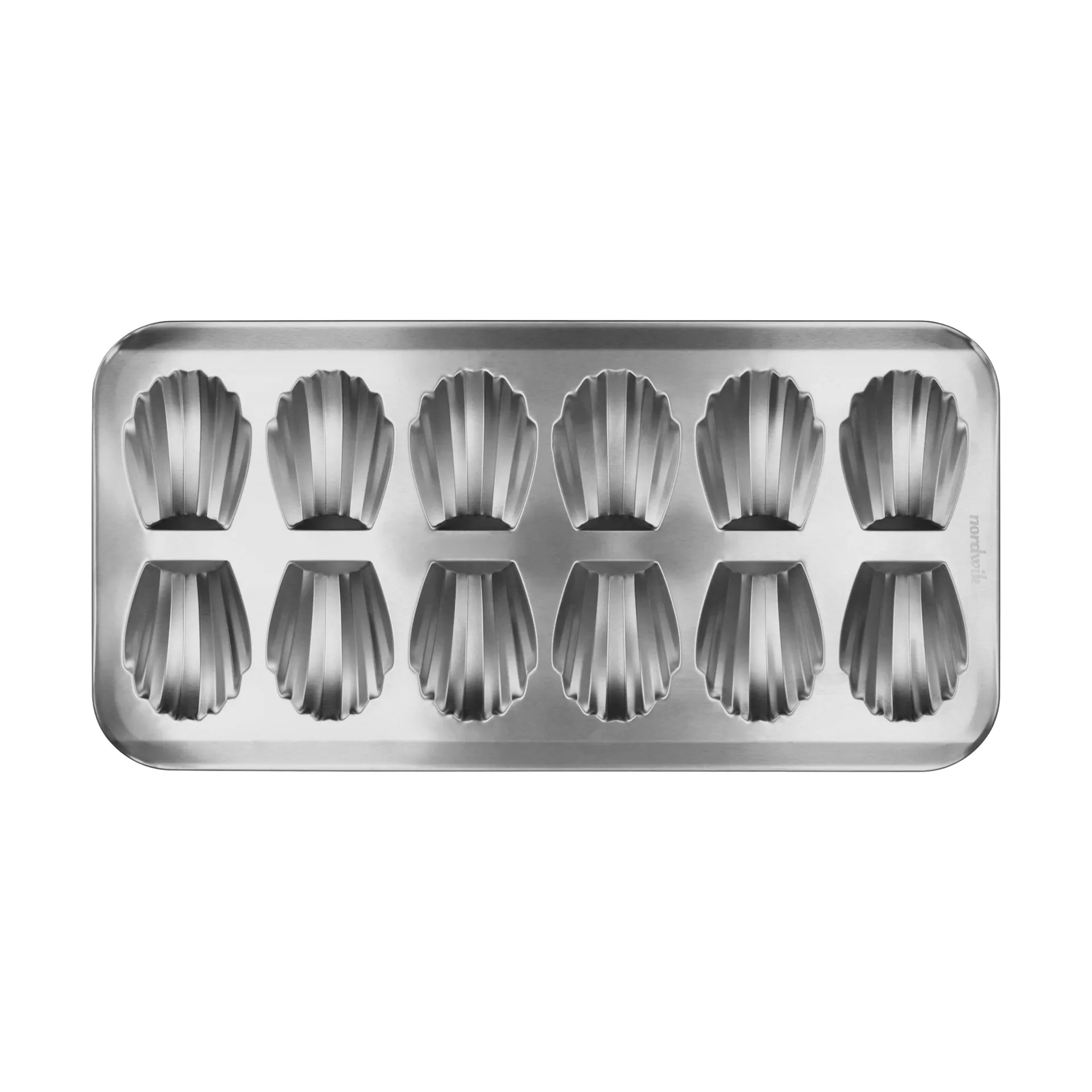 BAKE madeleineform, Rostfritt stål, 12st Nordwik