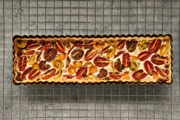 BAKE pajform med lös botten - Rektangulär, rostfritt stål, 35x11 cm - Nordwik