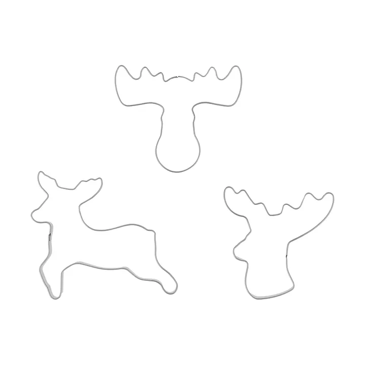 BAKE pepparkaksform - Ren, 3 delar - Nordwik