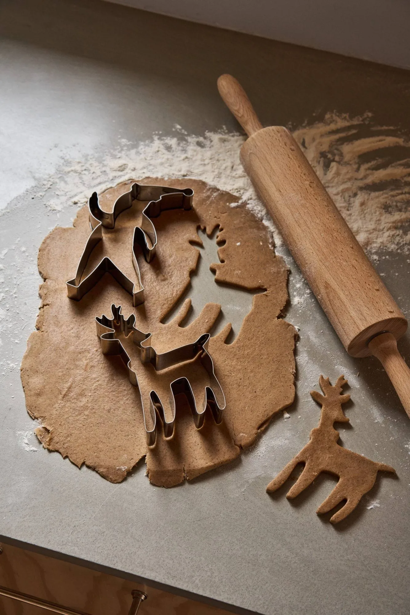 BAKE pepparkaksform, Tomte & Ren, 2 delar Nordwik