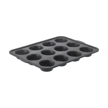 BAKE silikonform med förstärkt ram - Muffins, 12st - Nordwik