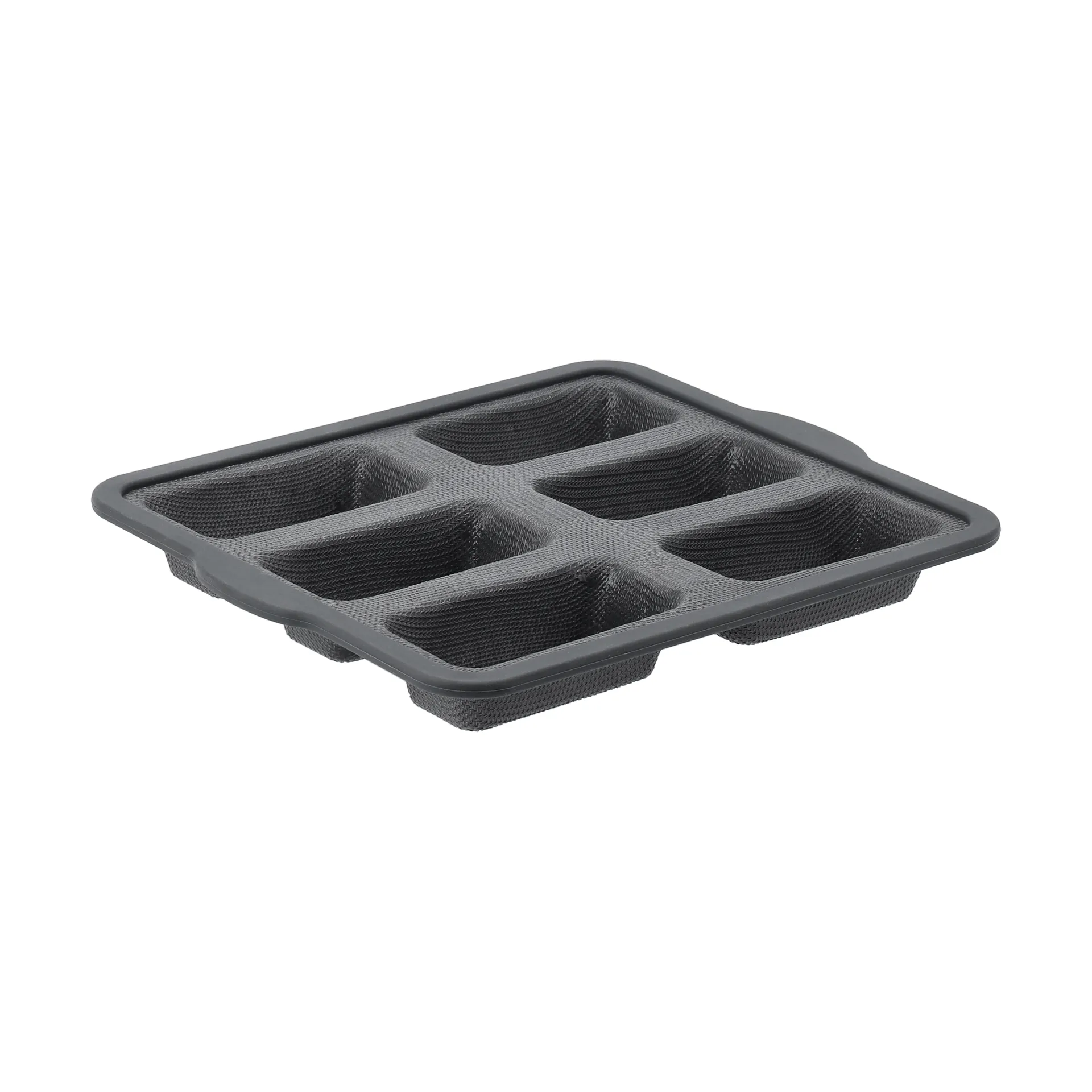 BAKE silikonform med förstärkt ram, Rektangulär, 6st, 26,2x22,1 cm Nordwik