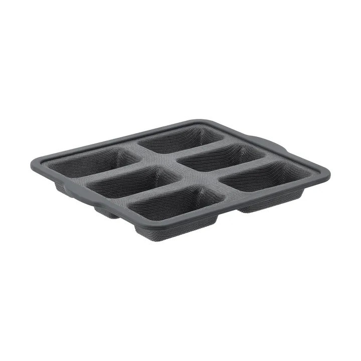 BAKE silikonform med förstärkt ram - Rektangulär, 6st, 26,2x22,1 cm - Nordwik