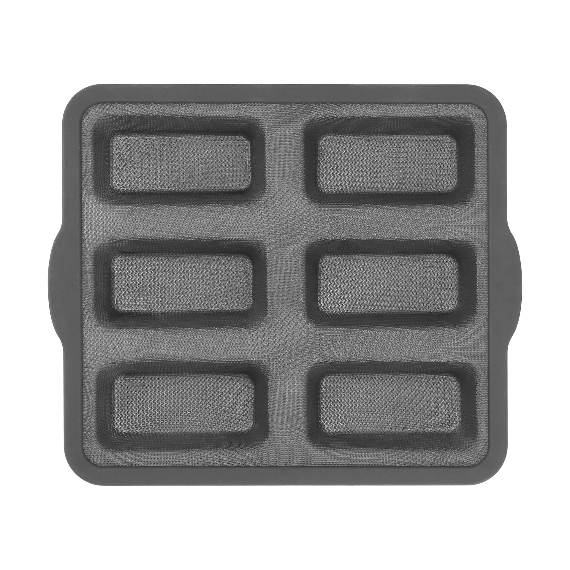 BAKE silikonform med förstärkt ram, Rektangulär, 6st, 26,2x22,1 cm Nordwik