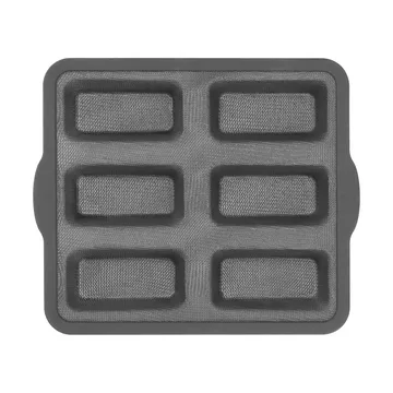 BAKE silikonform med förstärkt ram - Rektangulär, 6st, 26,2x22,1 cm - Nordwik