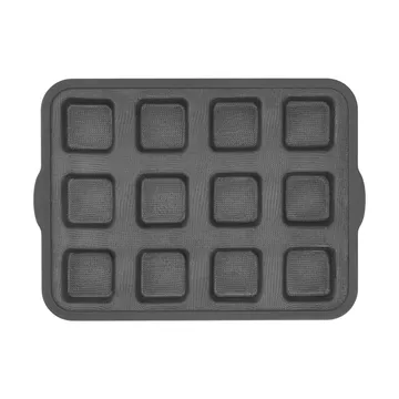 BAKE silikonform med förstärkt ram - Rektangulär, 6st, 36x26 cm - Nordwik