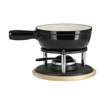 Fonduegryta emaljerad - Svart, 1,8 L - Nordwik