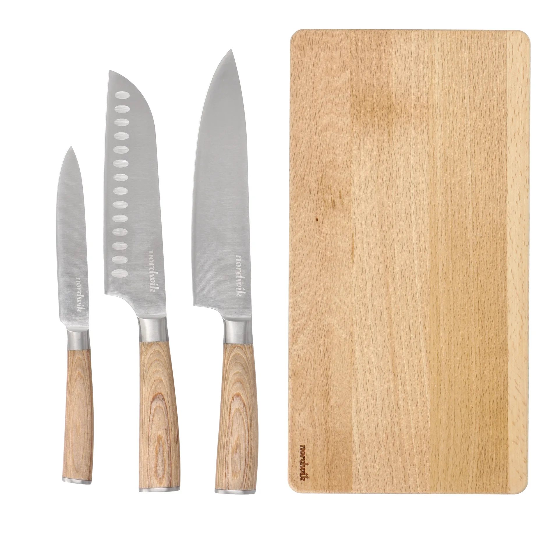 Knivset & skärbräda 2 delar,  Nordwik