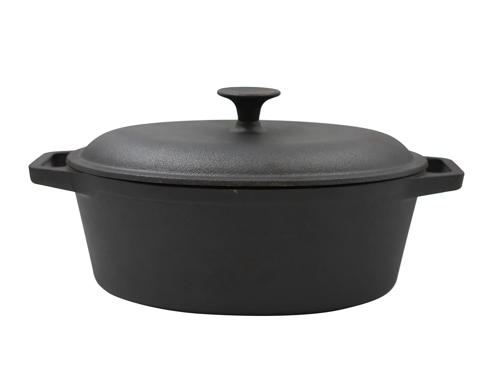 Nordwik gjutjärnsgryta oval 4 l, Svart Nordwik