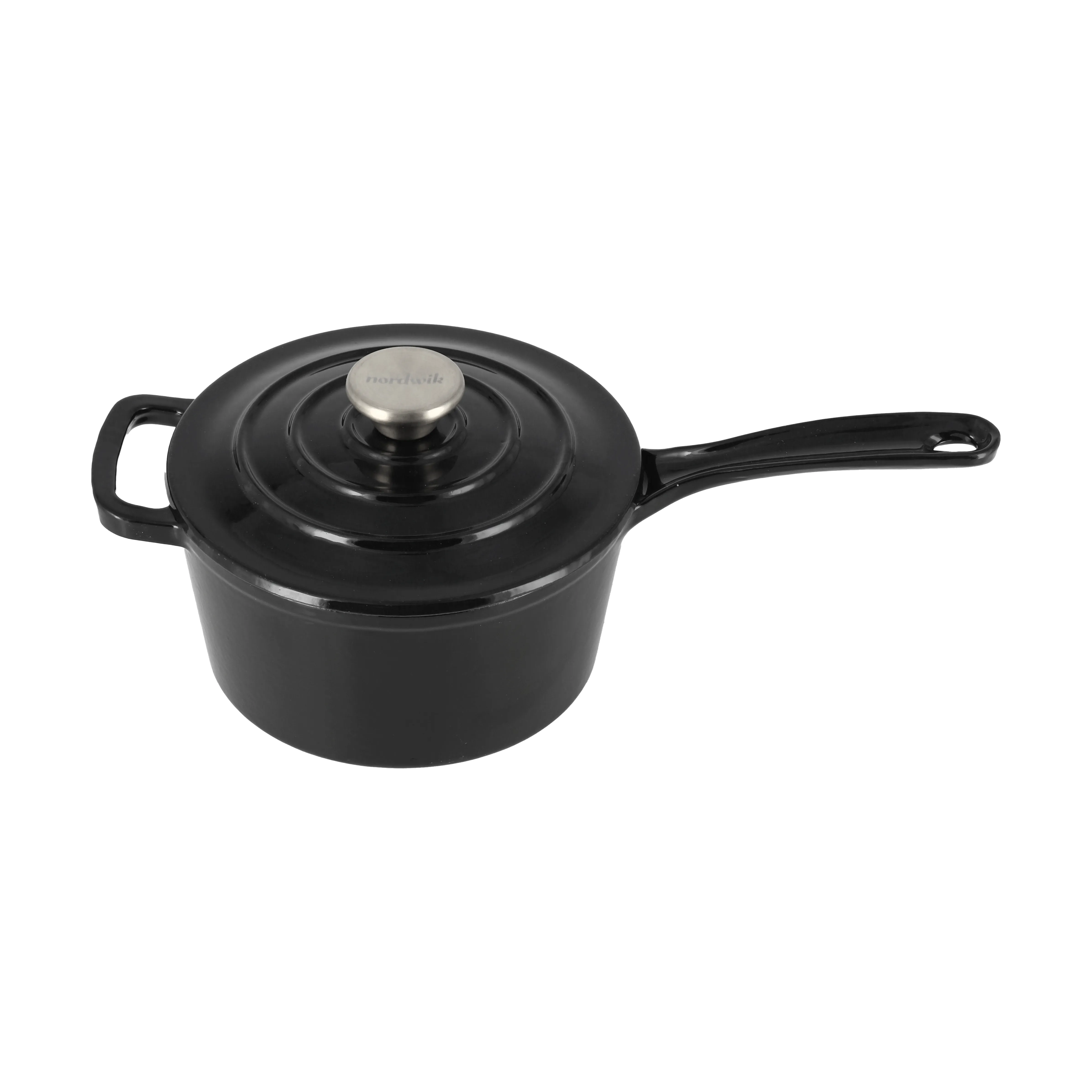 Nordwik gjutjärnskastrull 1,9 l, Svart