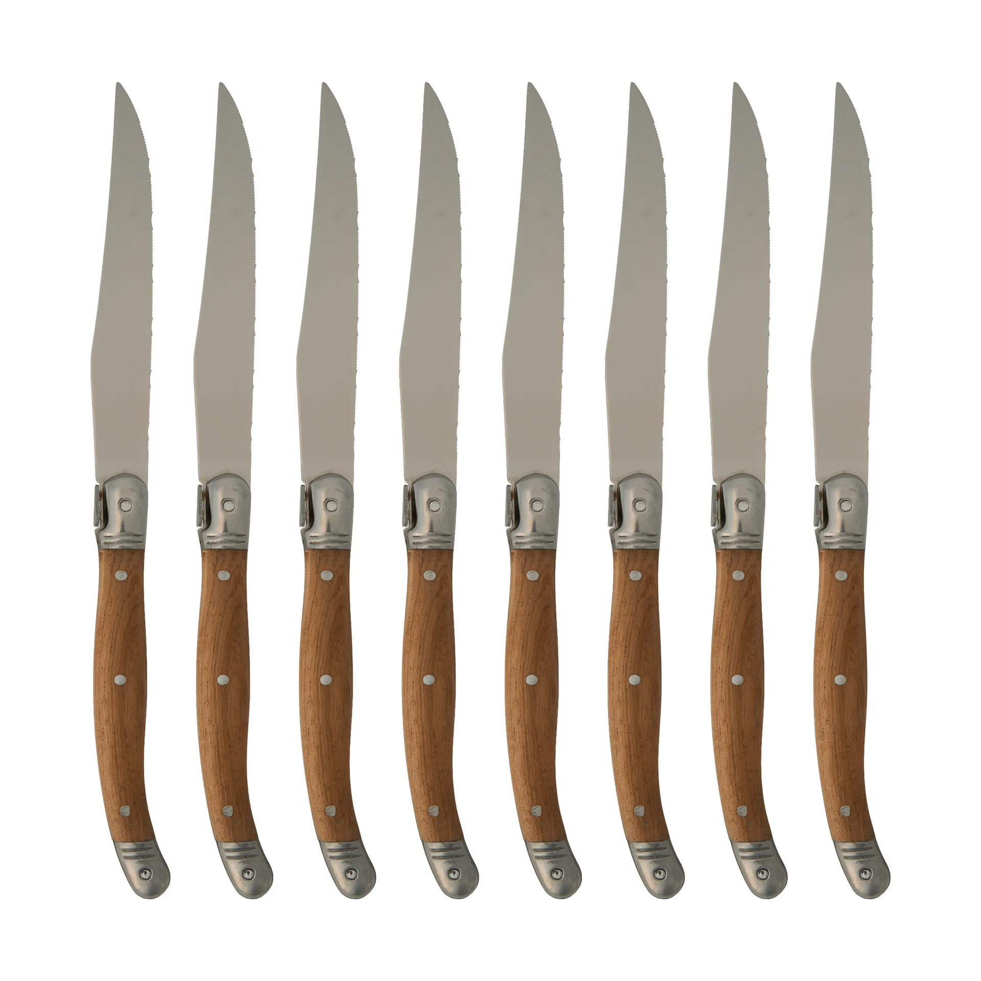 Nordwik Nordwik grillkniv 8-pack Rostfritt st&aring;l-tr&auml;