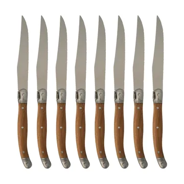 Nordwik grillkniv 8-pack - Rostfritt stål-trä - Nordwik