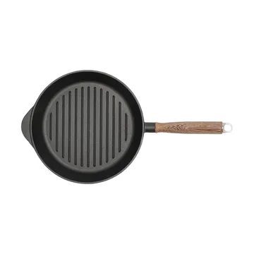 Nordwik grillpanna gjutjärn med trähandtag - 28 cm - Nordwik