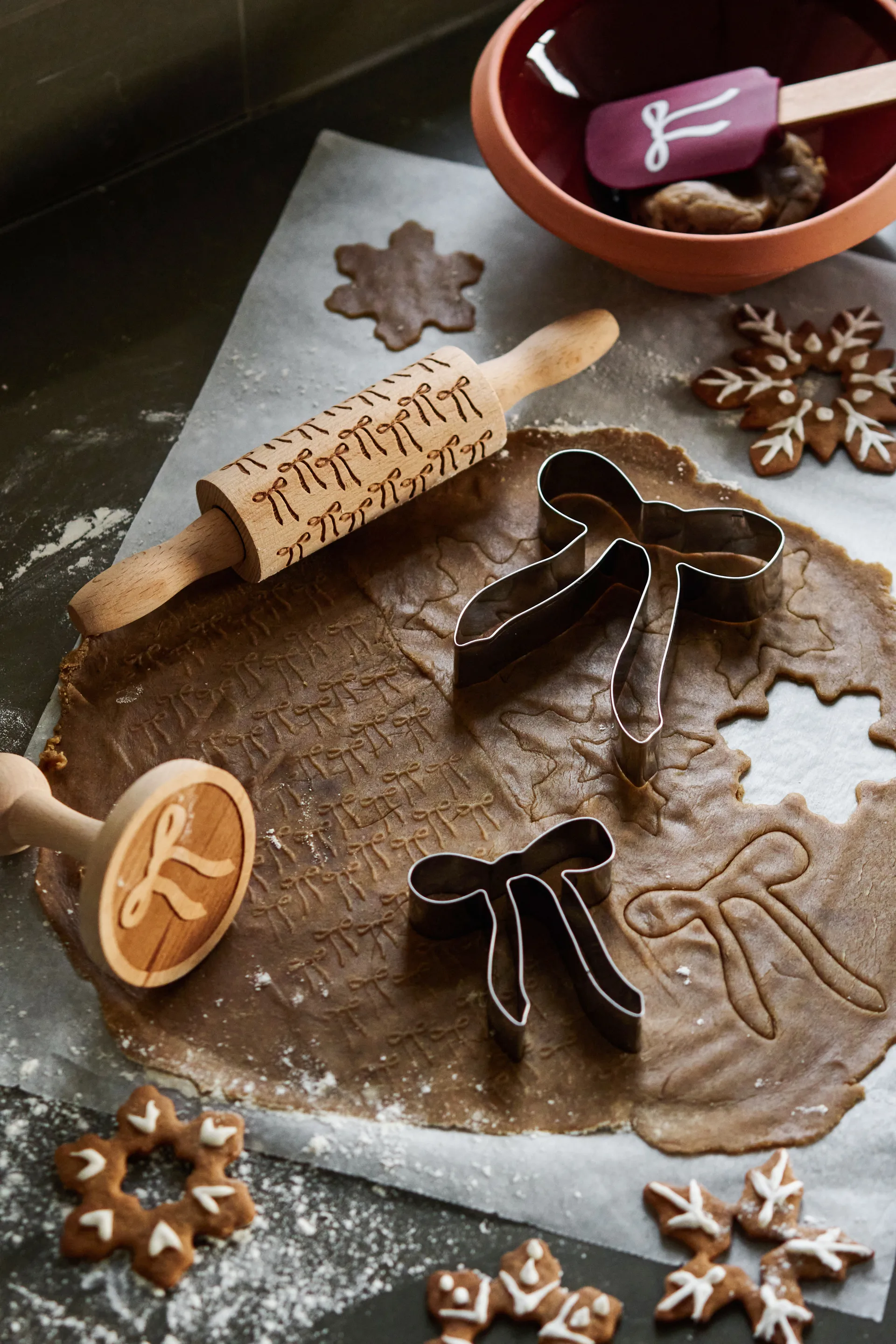 Nordwik kakstämpel trä, Rosett Nordwik