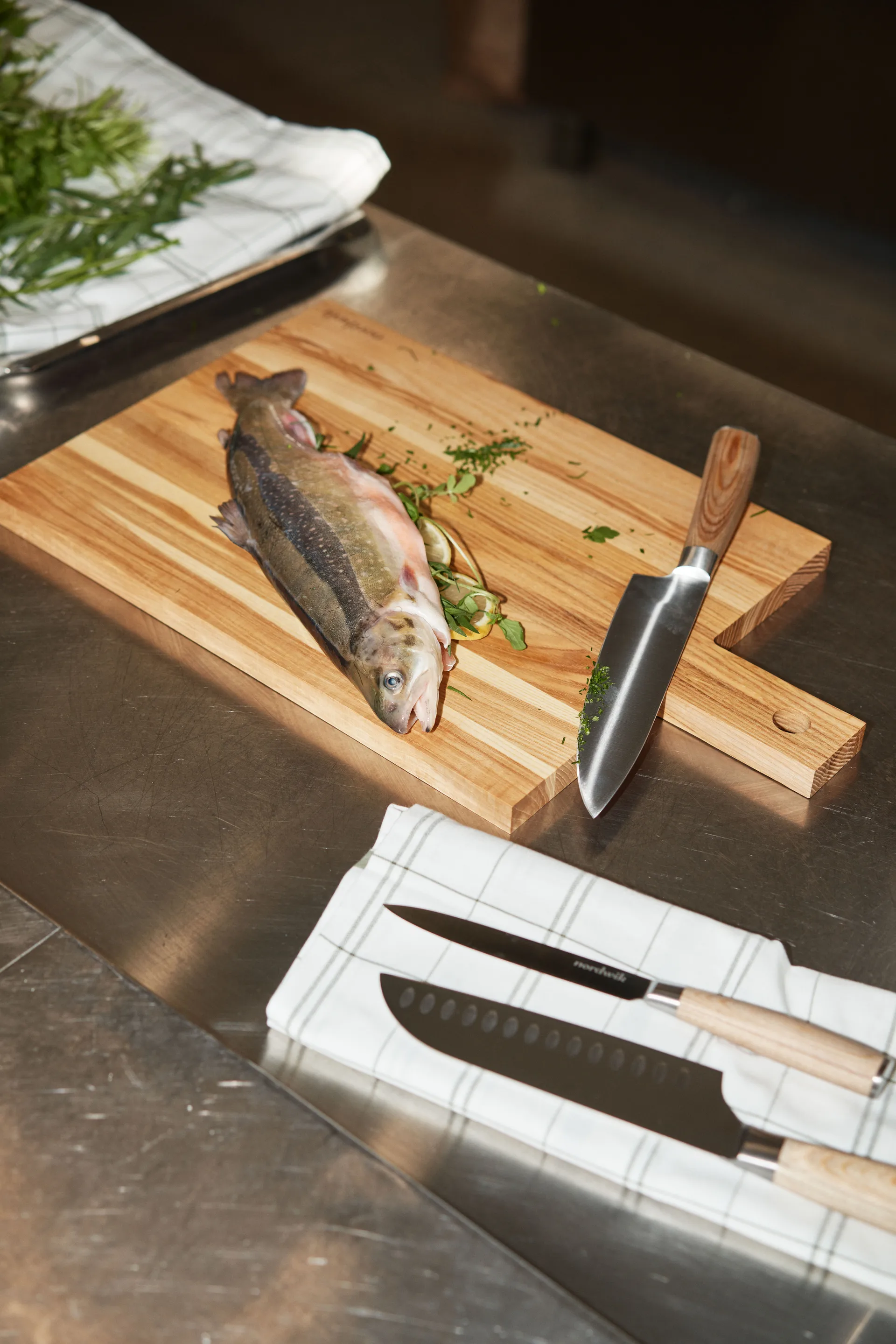 Nordwik knivset 3 delar, Pakka trä Nordwik