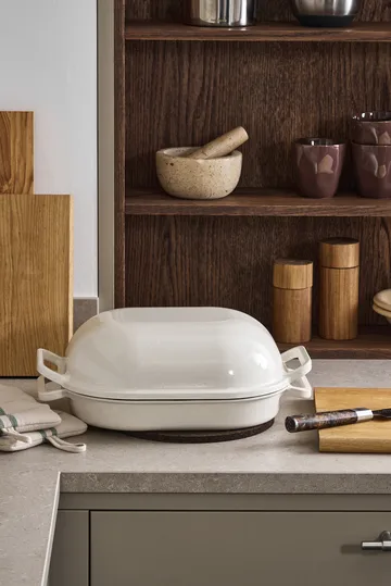 Nordwik Levain brödform emaljerad 39x26 cm - Creme - Nordwik