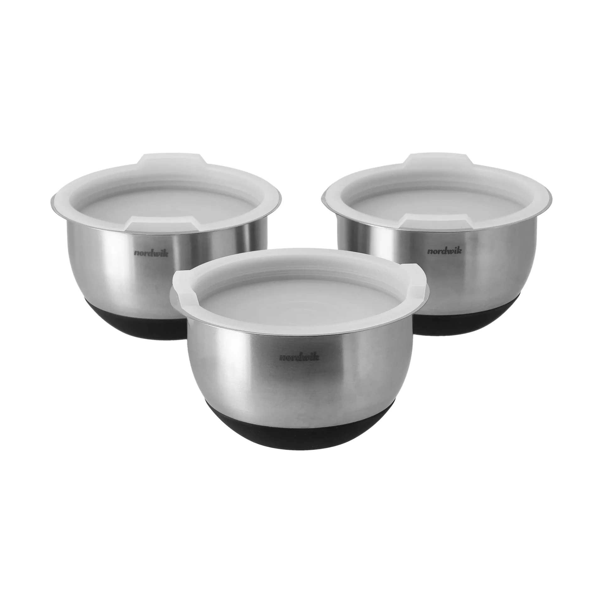 Nordwik minibunkar med lock premium, 3-pack Nordwik