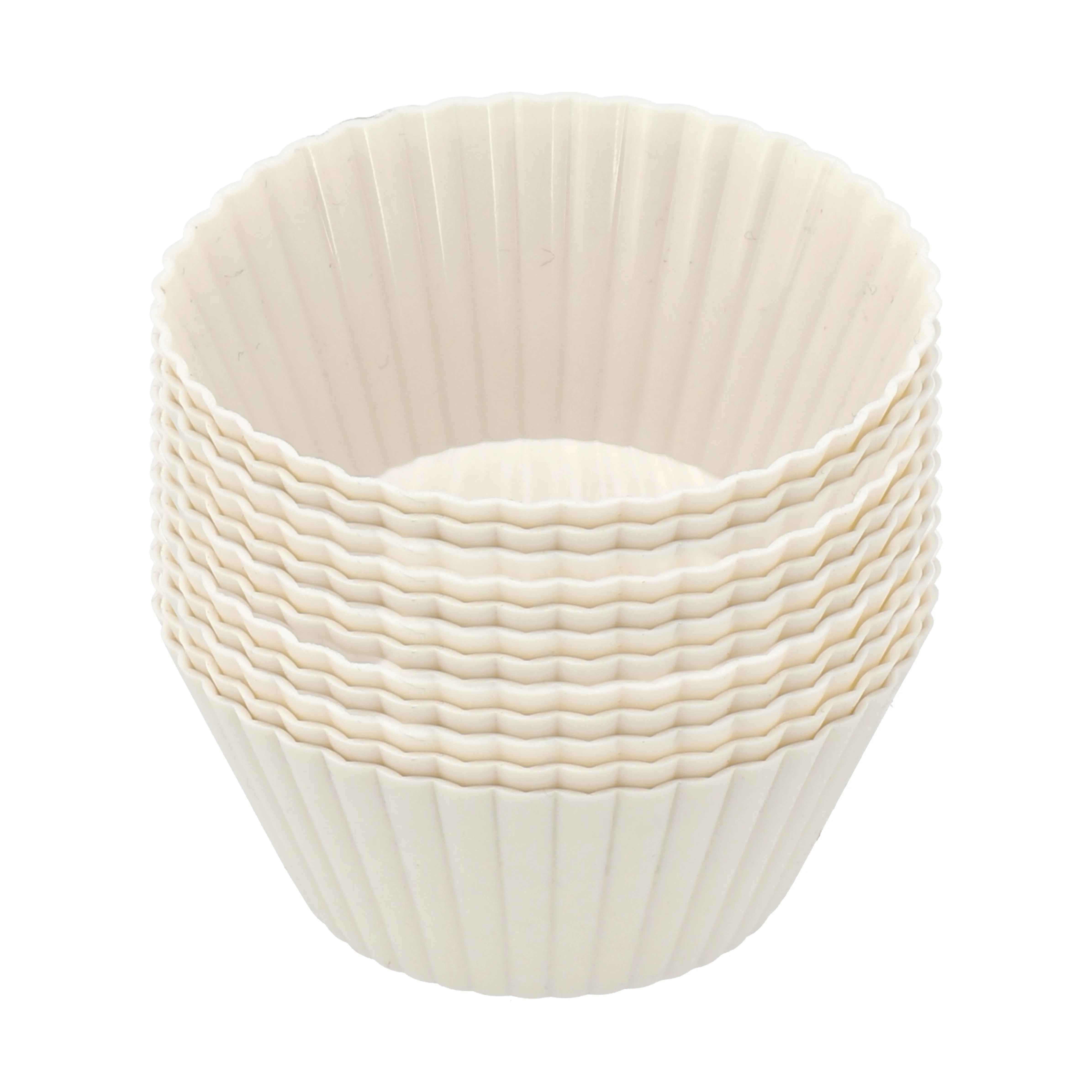 Nordwik muffinsform i silikon 12-pack, Creme