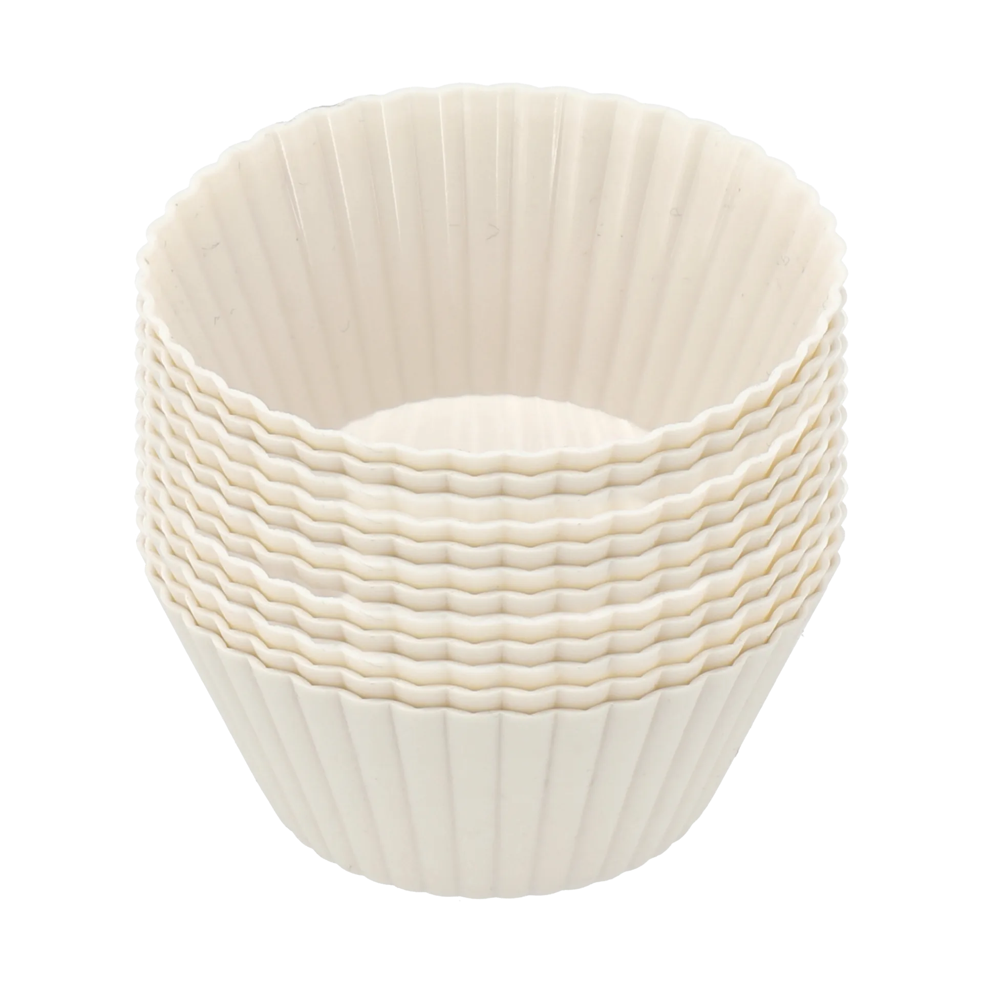 Nordwik muffinsform i silikon 12-pack, Creme Nordwik