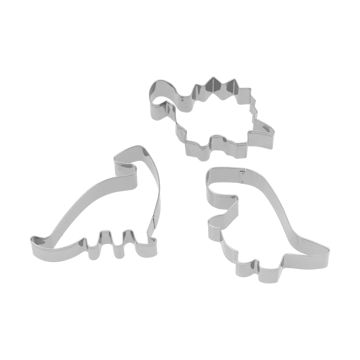 Nordwik pepparkaksform dinosaurie 3 delar - Rostfritt stål - Nordwik