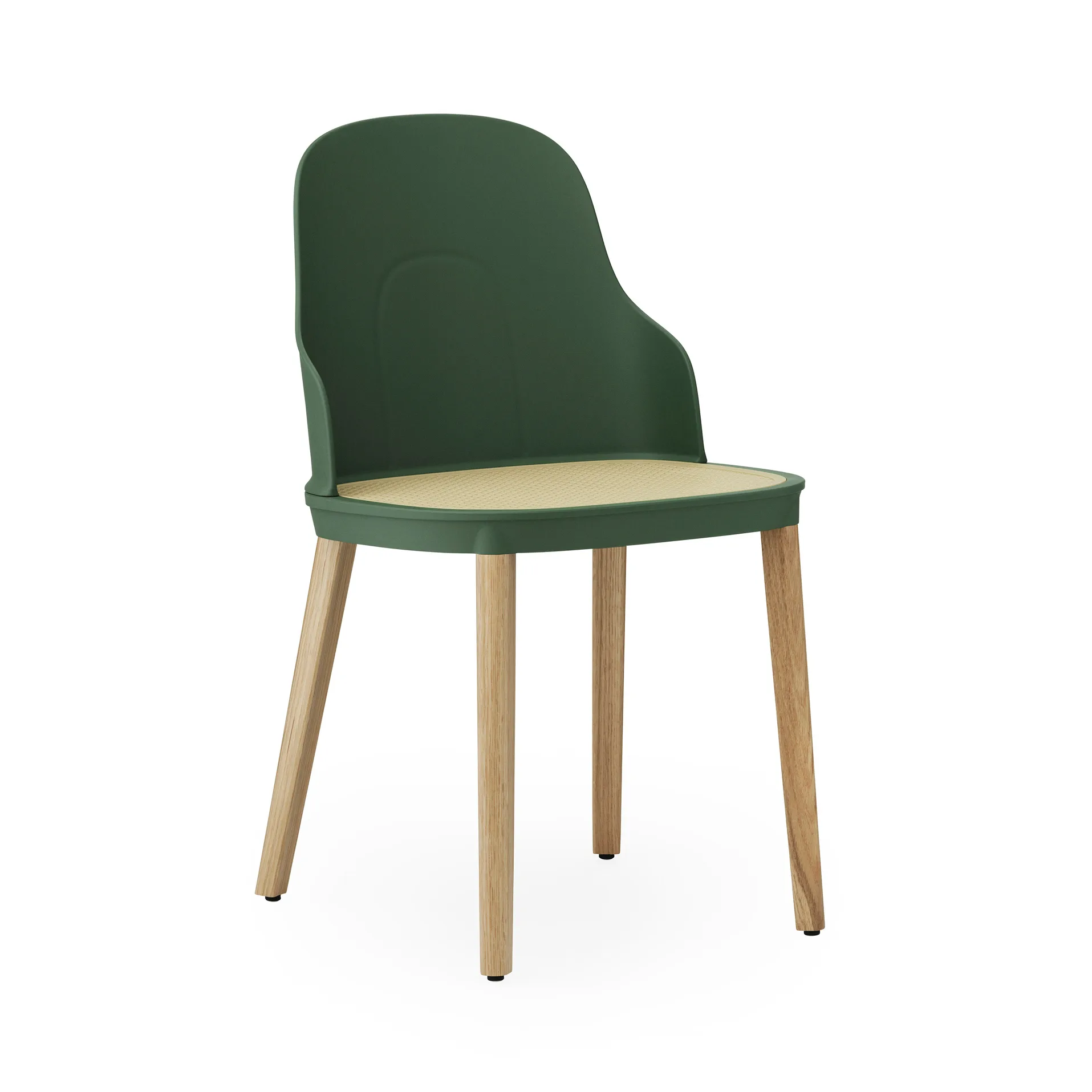 Allez molded wicker stol, Park green-ek Normann Copenhagen