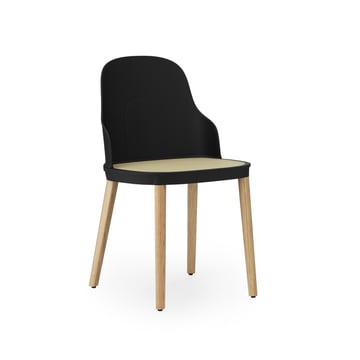 Normann Copenhagen Allez molded wicker stol Svart-ek