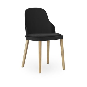 Normann Copenhagen Allez stol med dyna och ekben Black