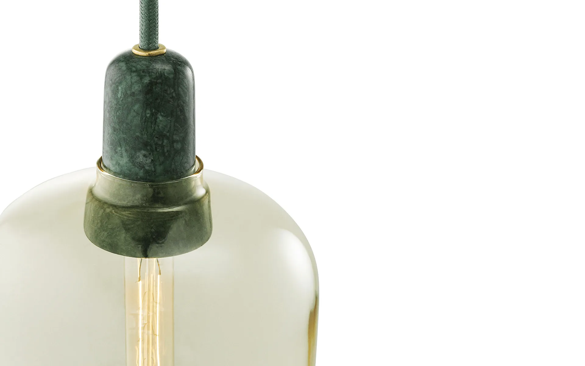 Amp lampa stor, guld-grön Normann Copenhagen