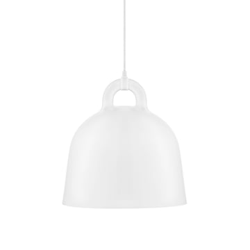 Normann Copenhagen Bell lampa vit Medium