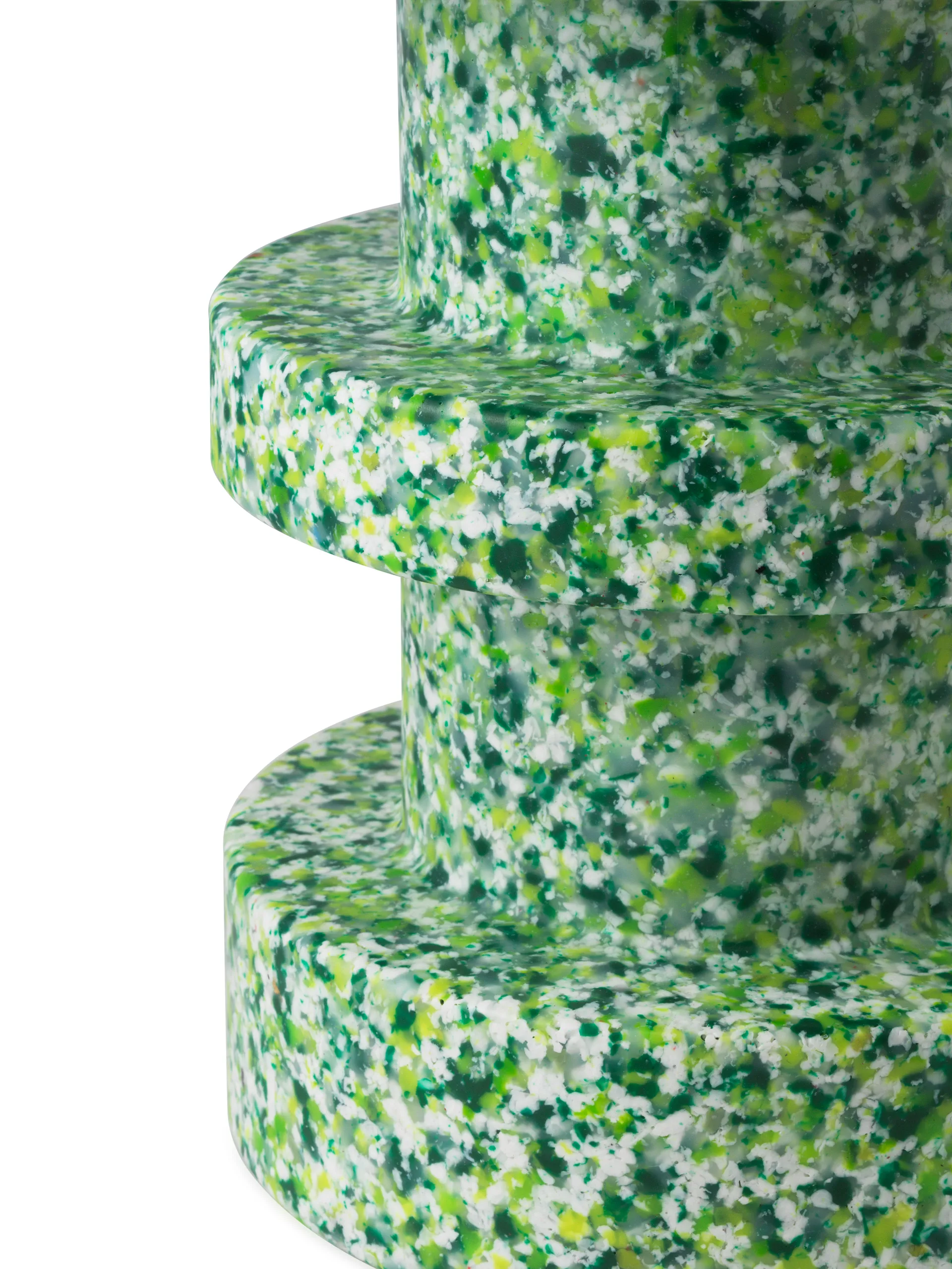 Bit Stack rund pall, Grön, Ø36x42 cm Normann Copenhagen