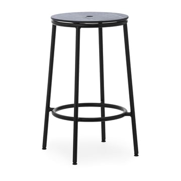 Normann Copenhagen Circa barstol 65 cm Svart ek