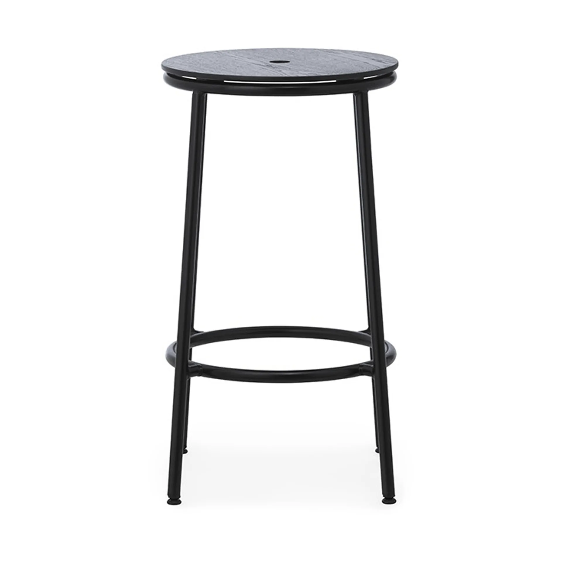 Circa barstol 65 cm, Svart ek Normann Copenhagen