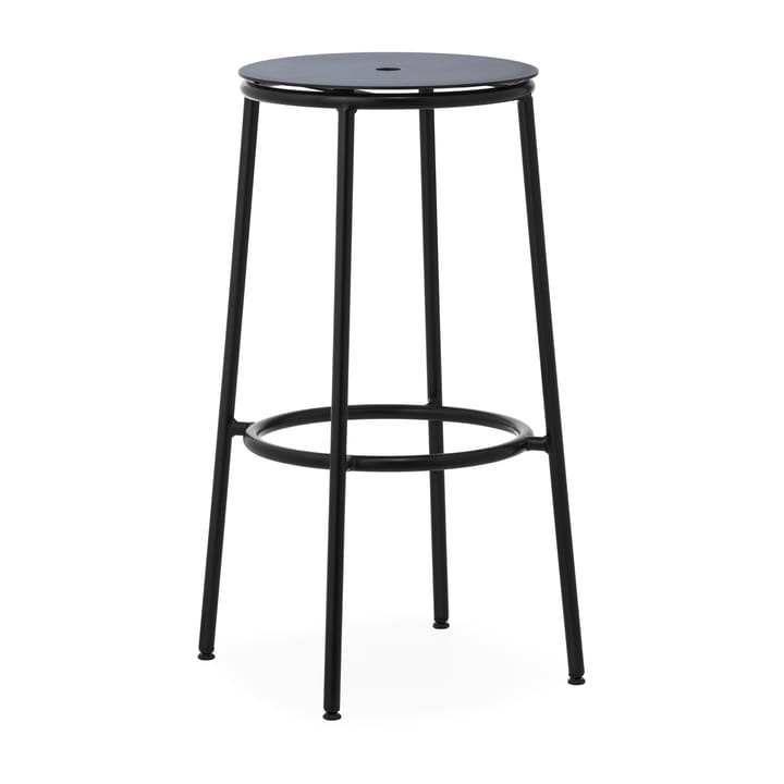 Circa barstol 75 cm - Svart aluminium - Normann Copenhagen